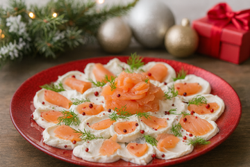 Ricetta Petali di Philadelphia e Salmone