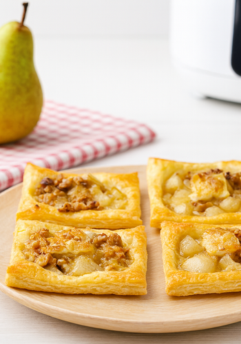 Ricetta Sfogliatine con Pere e Brie in Friggitrice ad Aria