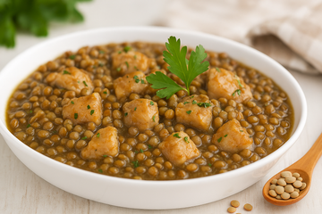 Ricetta Spezzatino di Pollo e Lenticchie