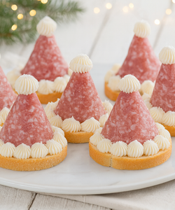 Ricetta Tartine Cappellini di Babbo Natale