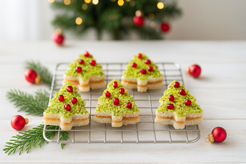 Ricetta Tramezzini Alberelli di Natale con Salmone e Pistacchio