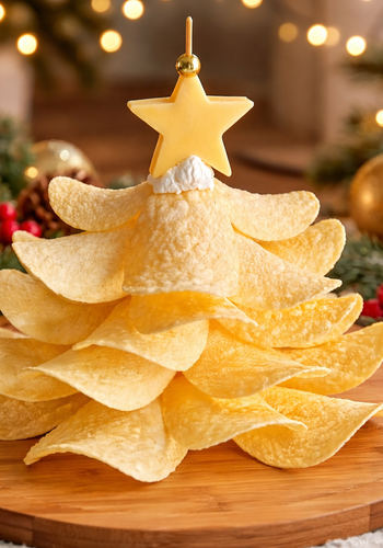 Ricetta Albero di Natale con Patatine