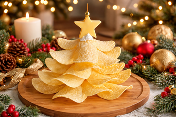 Ricetta Albero di Natale con Patatine