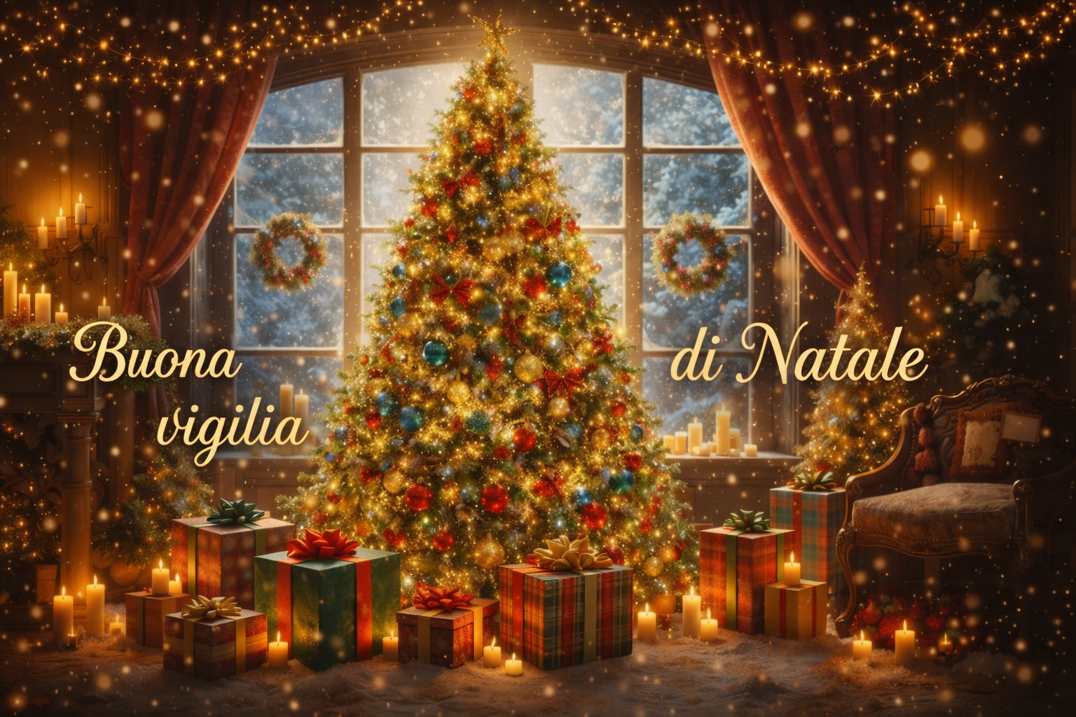 Buongiorno e Buona Vigilia di Natale 24 Dicembre 2025: le Frasi e Immagini più Belle da Inviare su WhatsApp