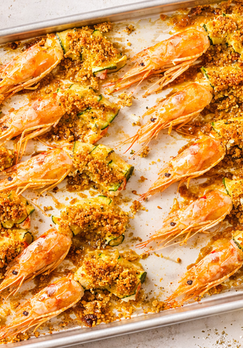 Ricetta Involtini di Zucchine con Gamberi