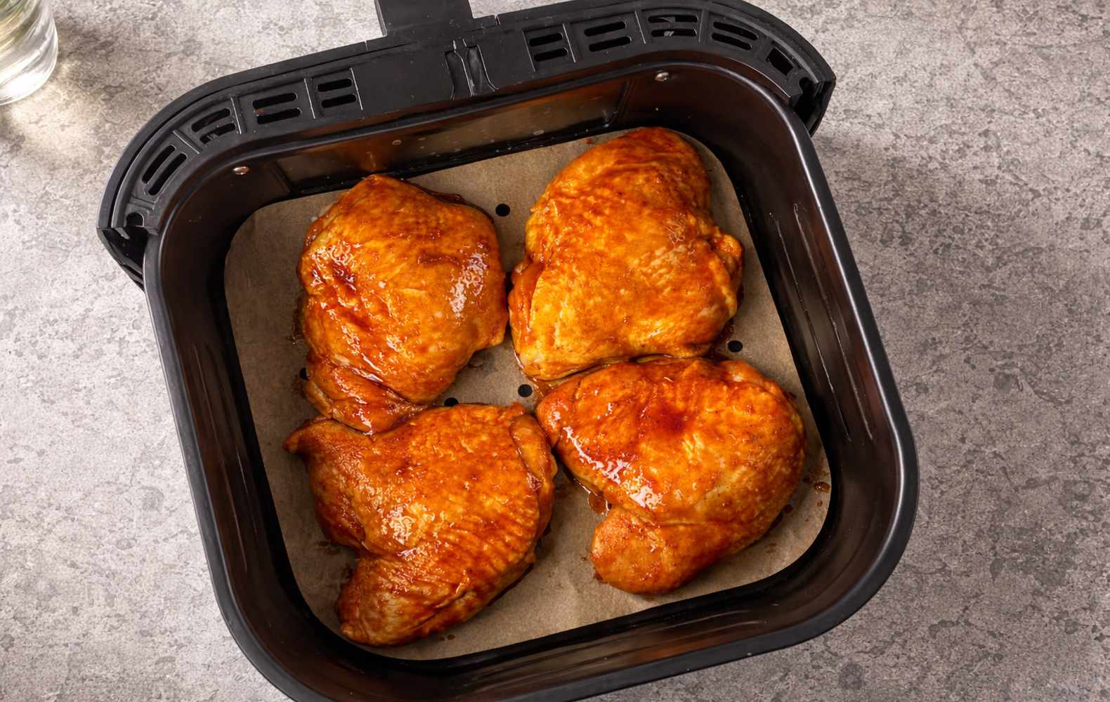 Sovracosce di Pollo Glassate in Friggitrice ad Aria