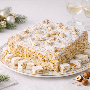 Torta Millefoglie con Crema al Torrone