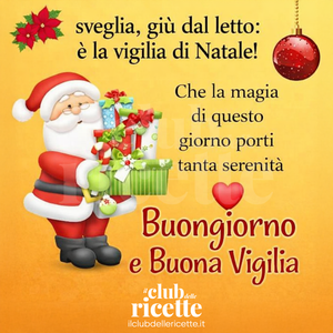 Auguri Vigilia di Natale