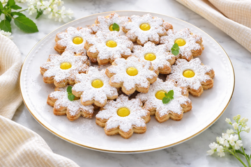 Ricetta Biscotti Occhi di Bue alla Doppia Mela