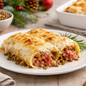 Cannelloni Lenticchie e Cotechino