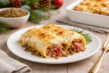 Ricetta Cannelloni Lenticchie e Cotechino