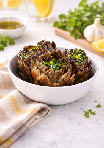 Ricetta Carciofi alla Brace (Cacocciuli Arrustuti)