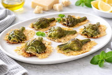 Ricetta Carciofi Gratinati al Parmigiano