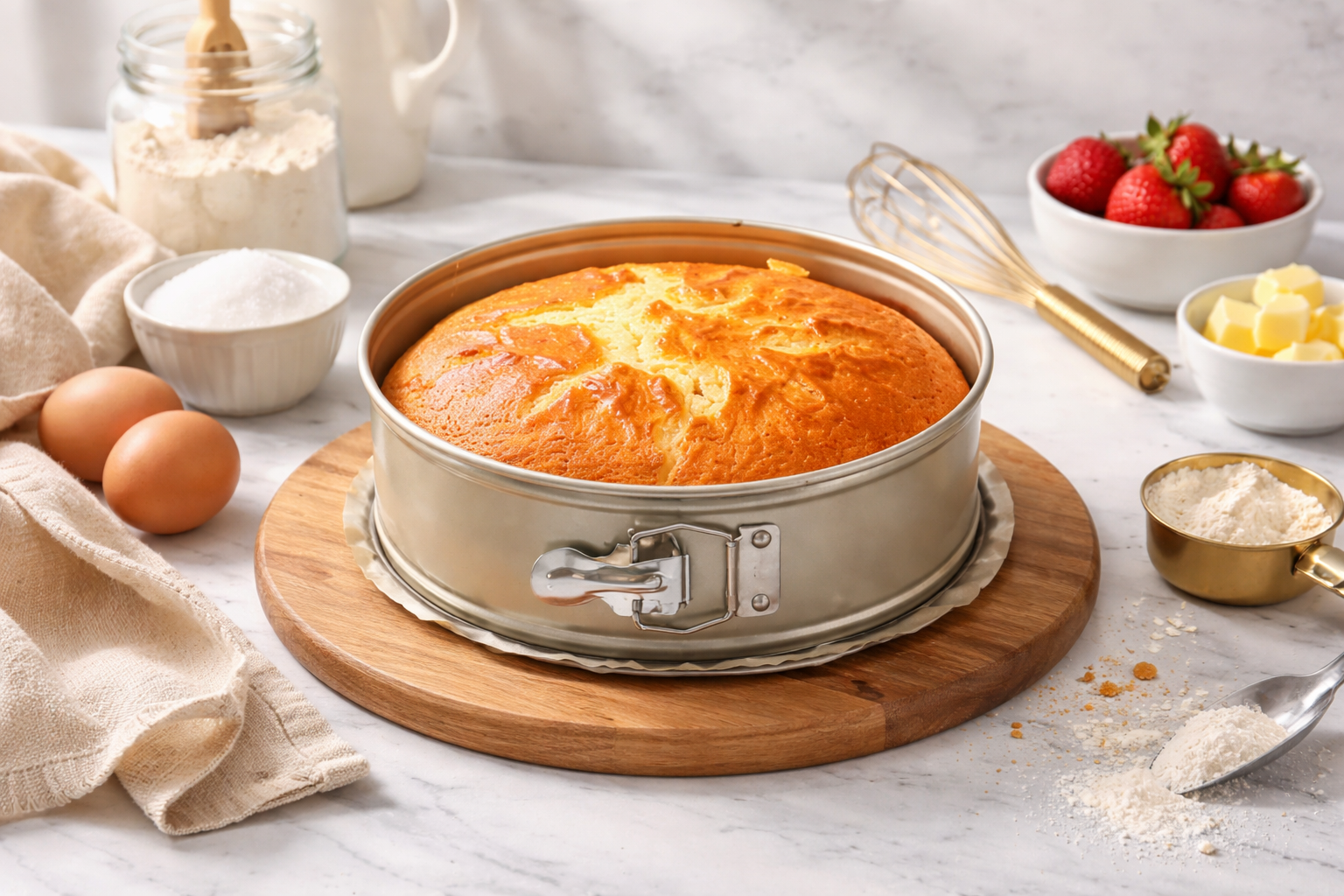 Collasso Torta Perfetta Buco Crepata