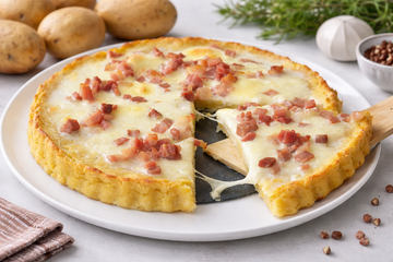 Ricetta Crostata di Patate con Pancetta e Mozzarella