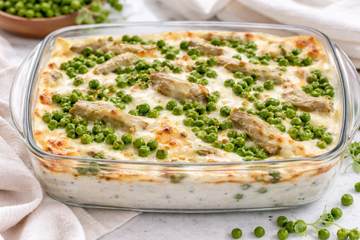 Ricetta Lasagne con Piselli e Carciofi