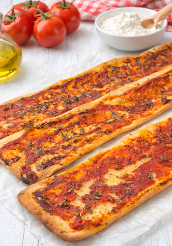 Ricetta Lingue di Pizza Veloci Senza Lievito