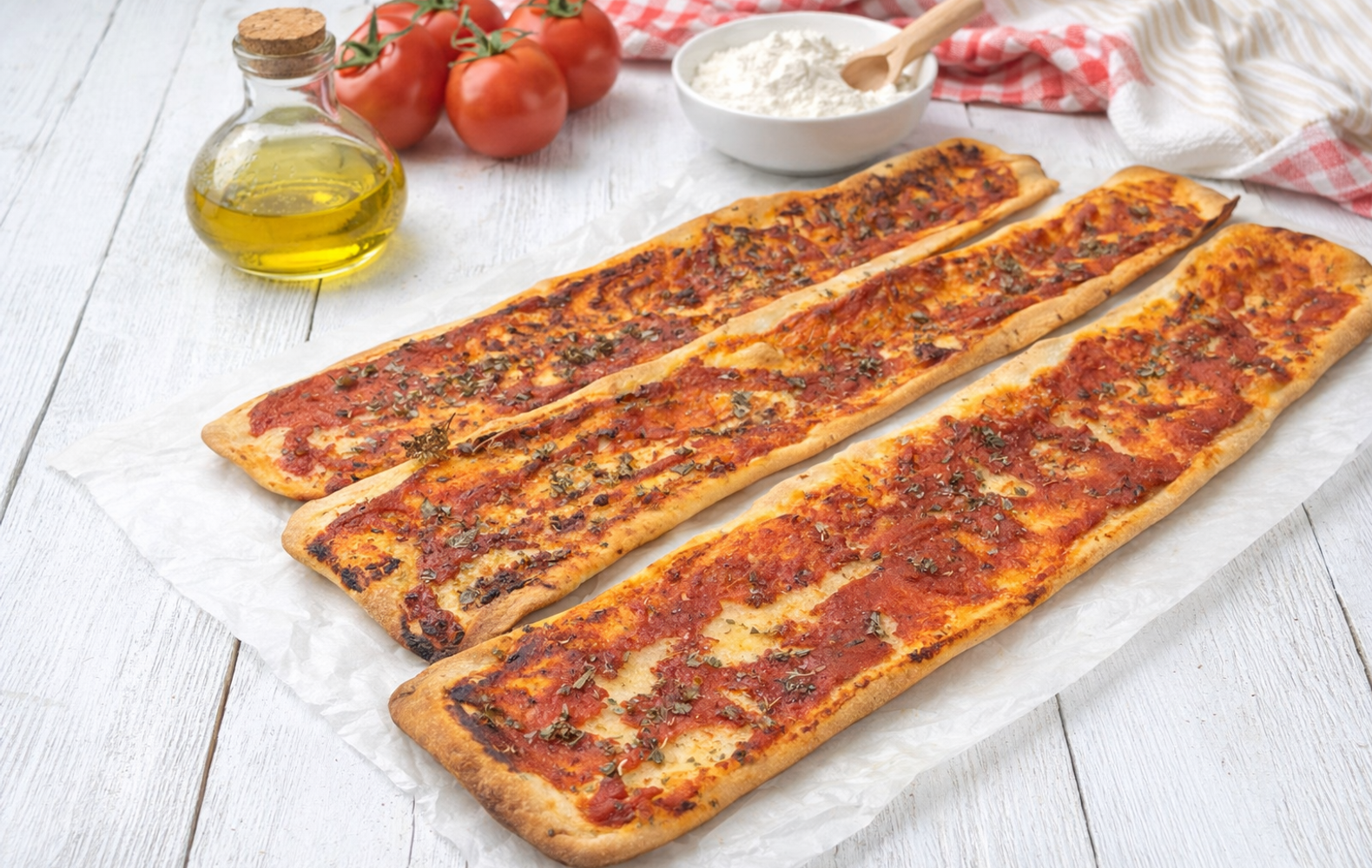 lingue di pizza in padella senza lievito