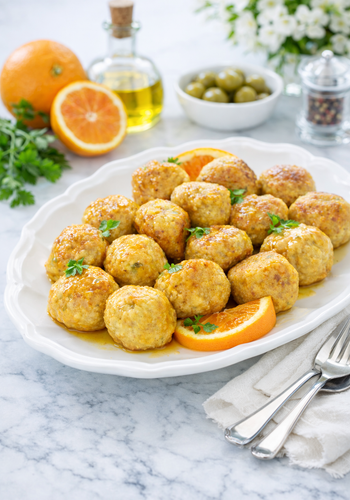 Ricetta Polpette di Pollo all’Arancia