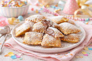 Ricetta Ravioli di Carnevale Fritti con la Nutella