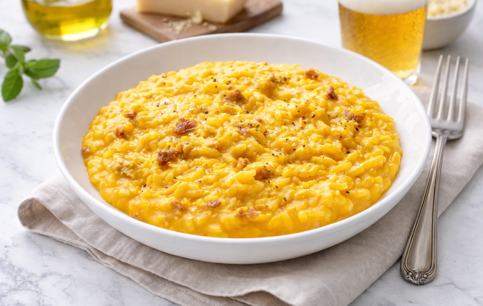 Ricetta Risotto con Zucca e Salsiccia Sfumato alla Birra - Il Club ...