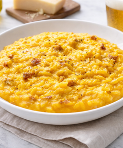 Ricetta Risotto con Zucca e Salsiccia Sfumato alla Birra