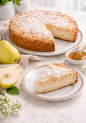 Ricetta Sbriciolata con Ricotta e Pere