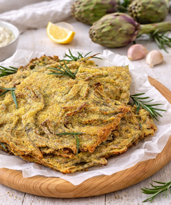 Ricetta Schiacciata Croccante ai Carciofi