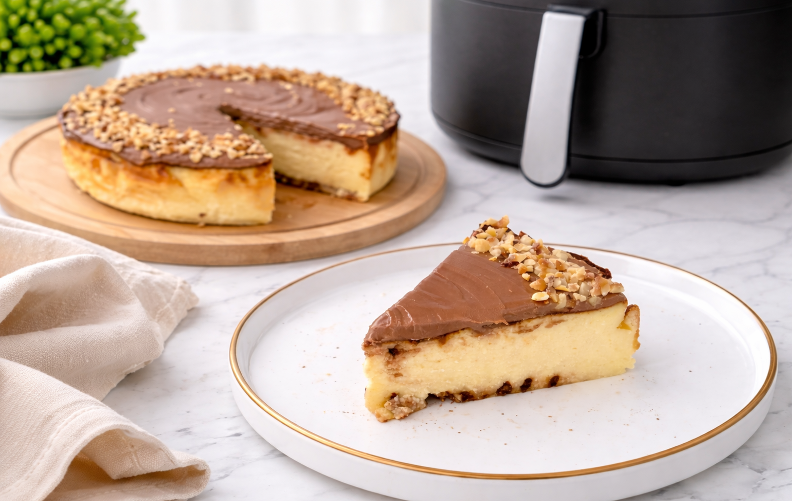 Torta Magica Senza Farina in Friggitrice ad Aria