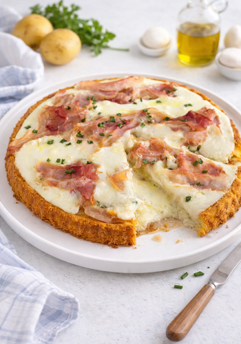 Ricetta Torta di Patate con Prosciutto e Stracchino