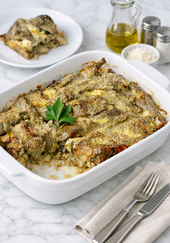 Ricetta Tortino di Carciofi al Forno