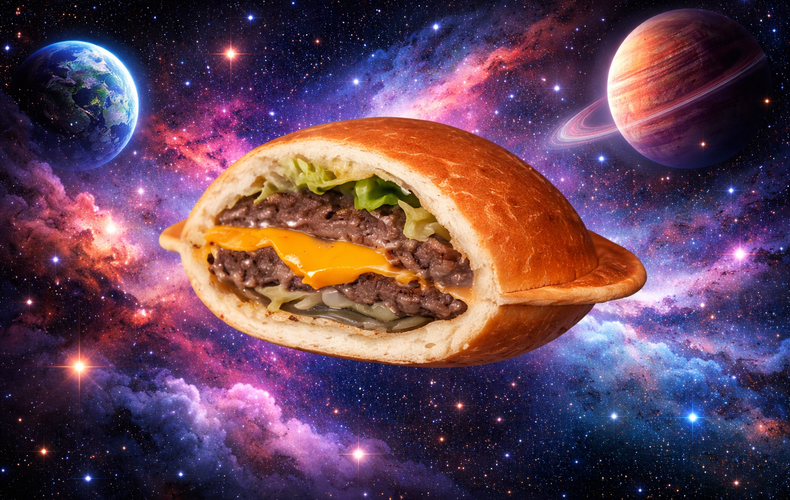 UFO Space Burger, cos’è il panino a forma di disco volante che sta conquistando l’Italia