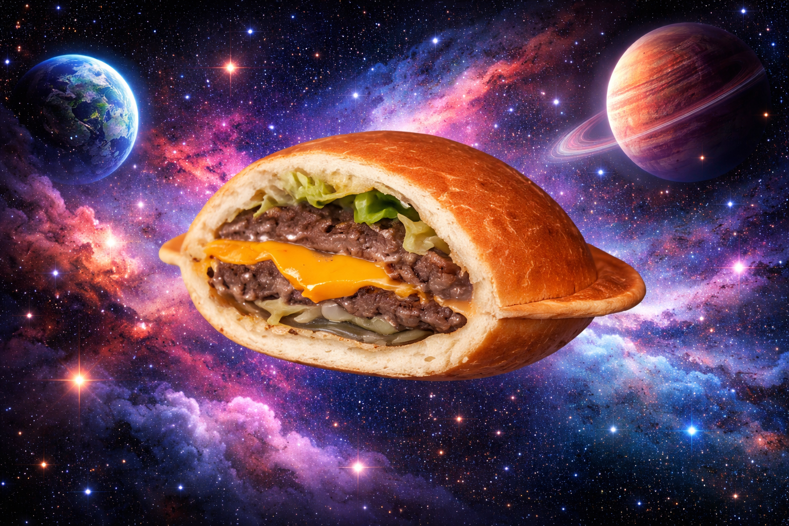 UFO Space Burger, cos’è il panino a forma di disco volante che sta conquistando l’Italia