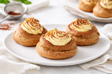 Ricetta Zeppole al Caffè con Crema al Mascarpone