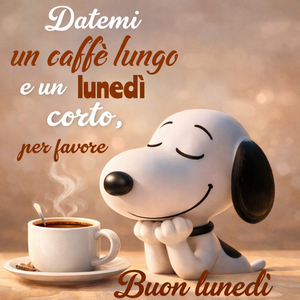 Buongiorno, Buon Lunedì!