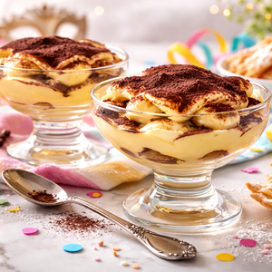 Chiacchiere in Bicchiere al Mascarpone