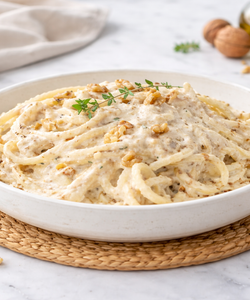 Ricetta Pasta alla Crema di Noci senza Panna