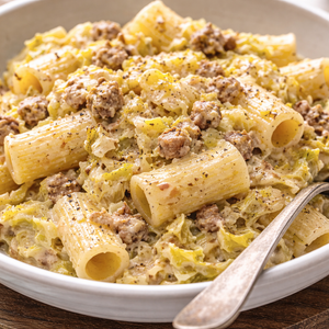 Pasta Cremosa Verza e Salsiccia