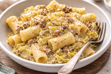 Pasta Cremosa Verza e Salsiccia