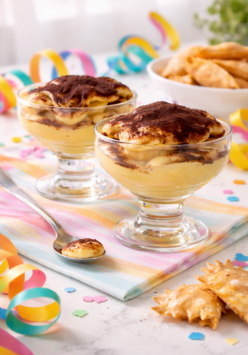 Ricetta Chiacchiere in Bicchiere al Mascarpone