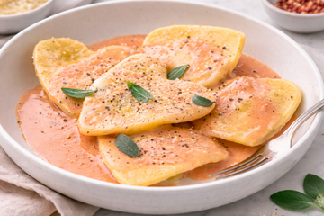Ravioli a Forma di Cuore per San Valentino
