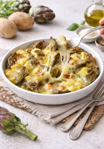 Ricetta Sformato di Patate e Carciofi