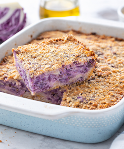 Ricetta Tortino di Cavolo Viola al Forno