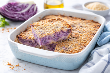 Ricetta Tortino di Cavolo Viola al Forno
