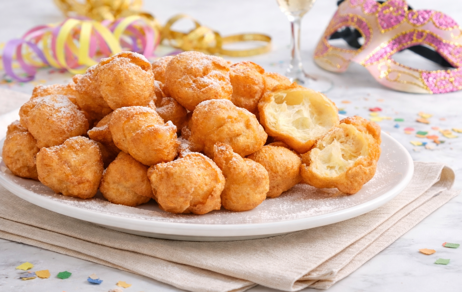 Sfinci di Carnevale da Farcire