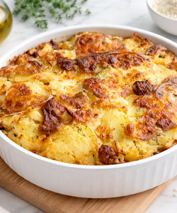 Ricetta Sformato di Patate con Salsiccia e Mozzarella