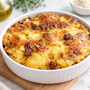 Sformato di Patate con Salsiccia e Mozzarella