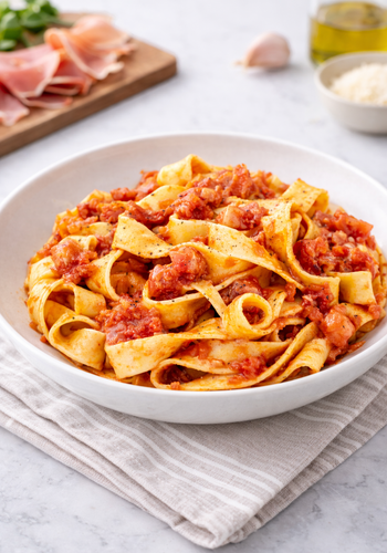 Ricetta Tagliatelle al Prosciutto Crudo, Ricetta Tradizionale Bolognese