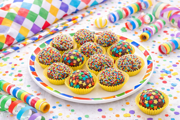 Tartufini Arlecchino con Nutella