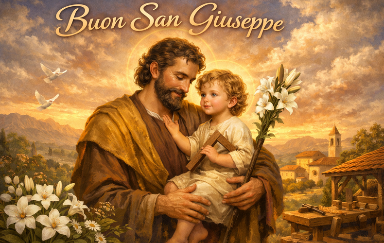 Immagini San Giuseppe Buongiorno e Buon Onomastico